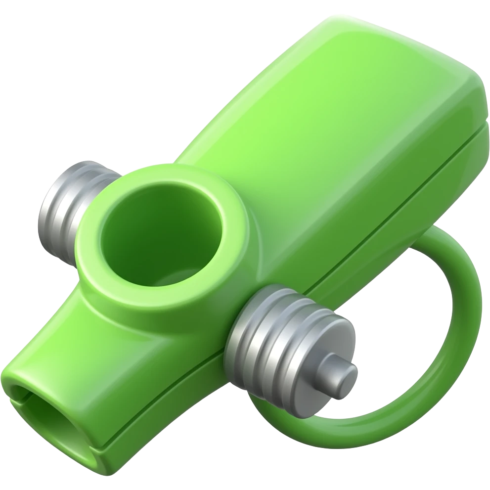 green kazoo emoji