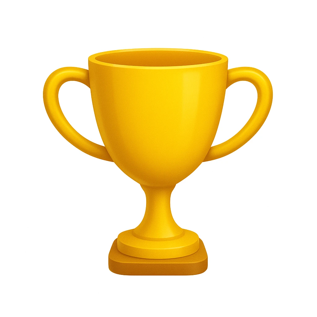 yellow trophy emoji emoji