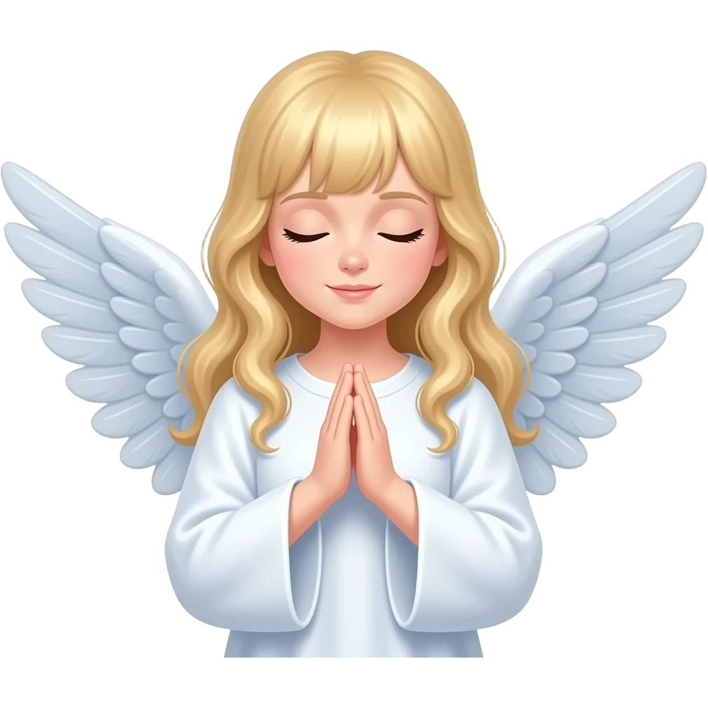 angel praying emoji