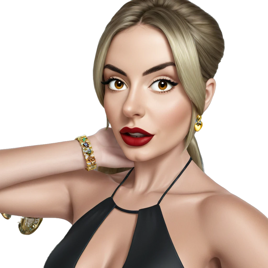 mushroom girl with jewelry emoji