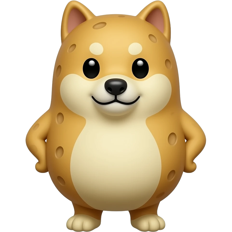 potato character dogeza emoji
