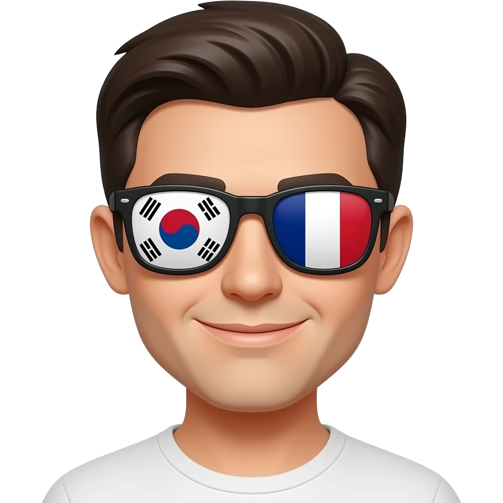 🇰🇷😉😎🇫🇷 emoji