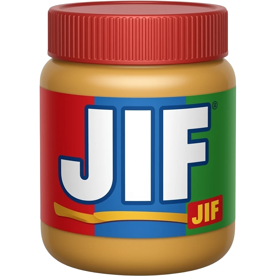 Jif peanut butter emoji