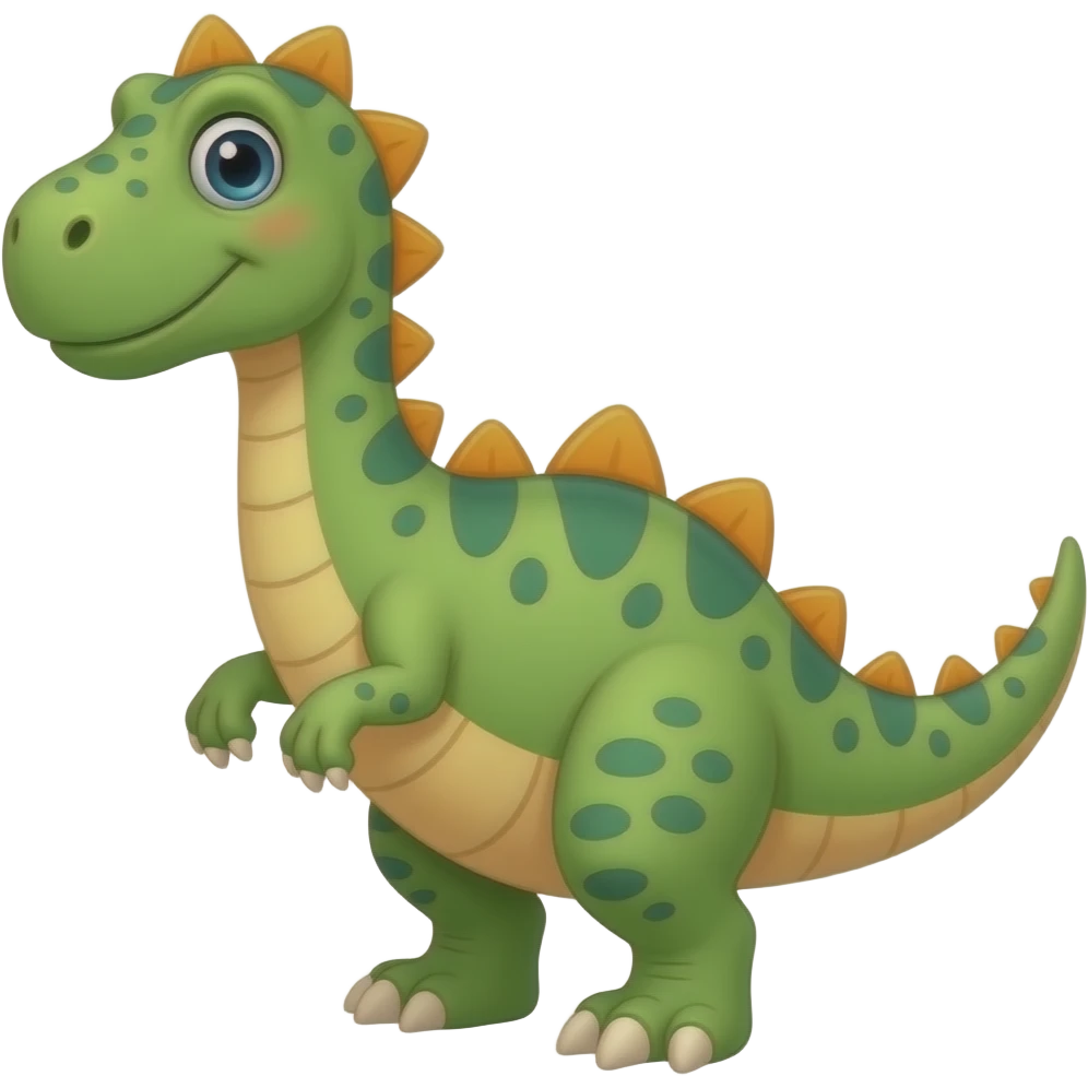 Cartoon dinosaur emoji