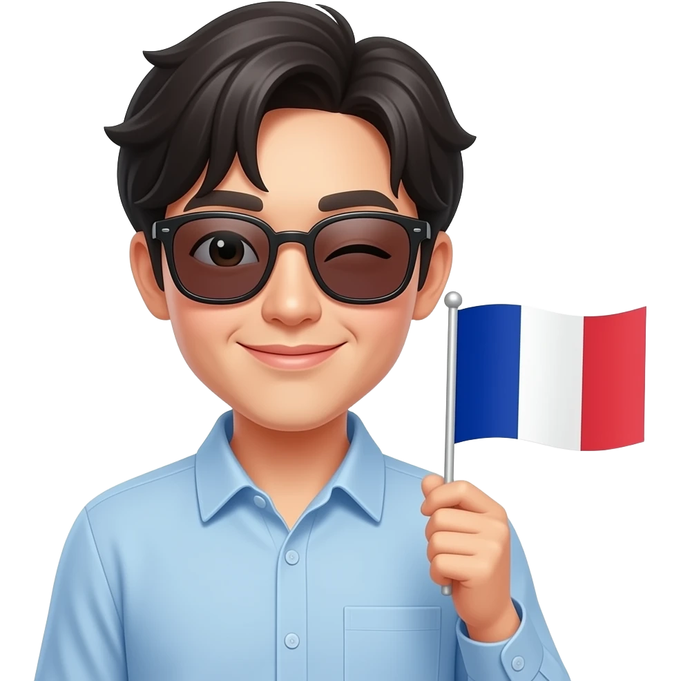 🇰🇷😉😎🇫🇷 emoji