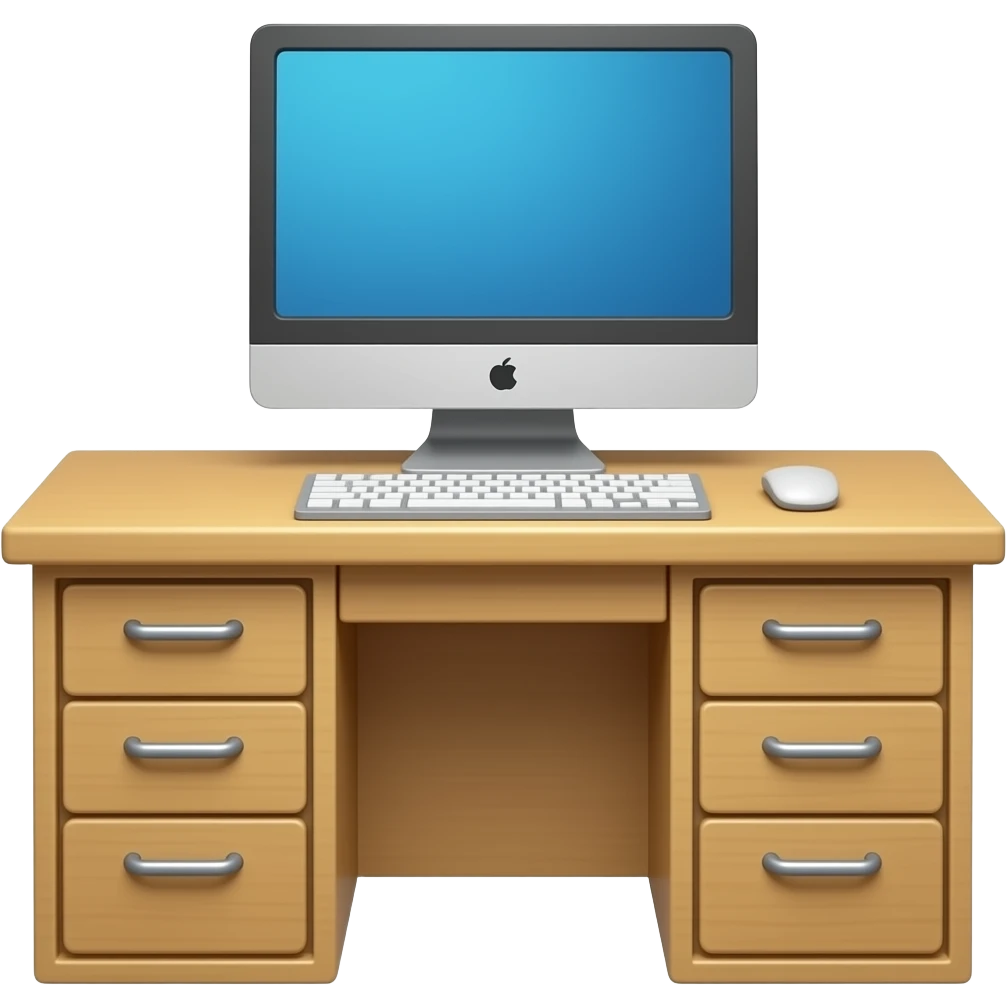computer desk emoji
