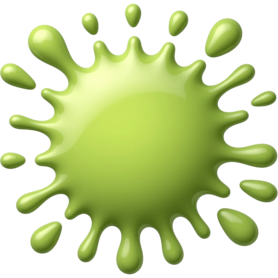 Slime splatter emoji