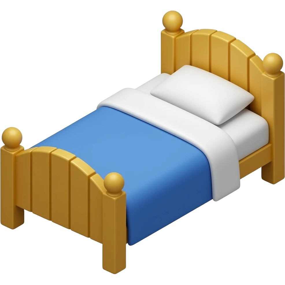 kids bed emoji