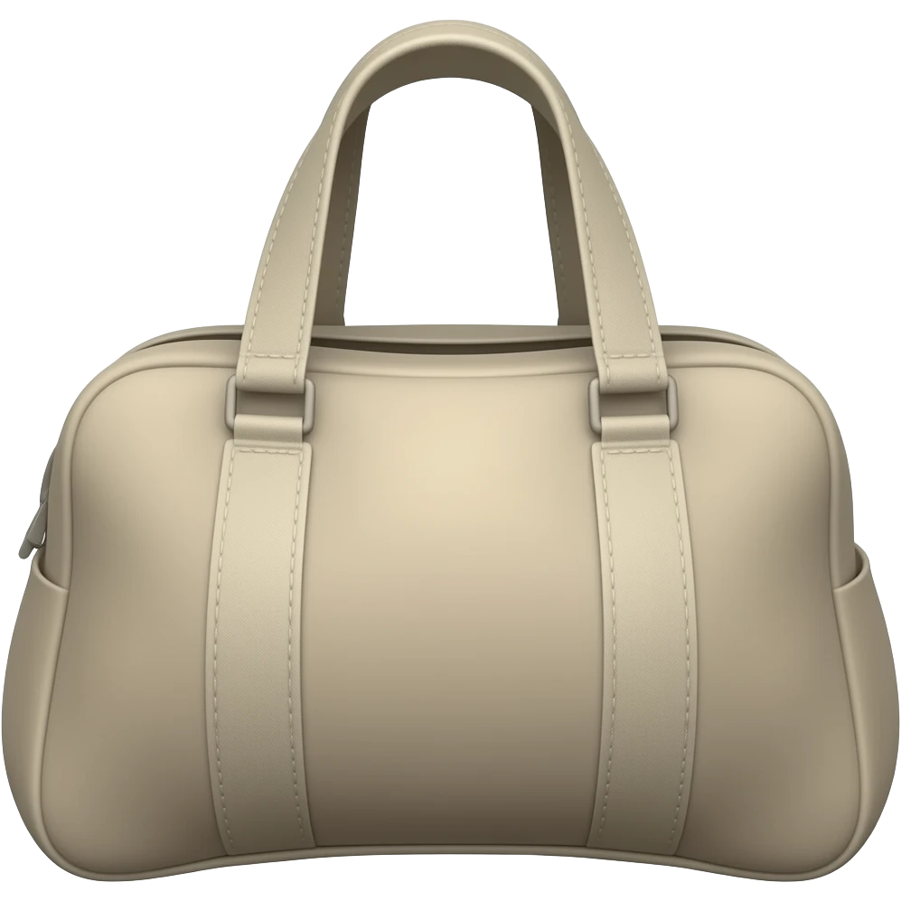 Bolso ejercio beige gimnasio emoji