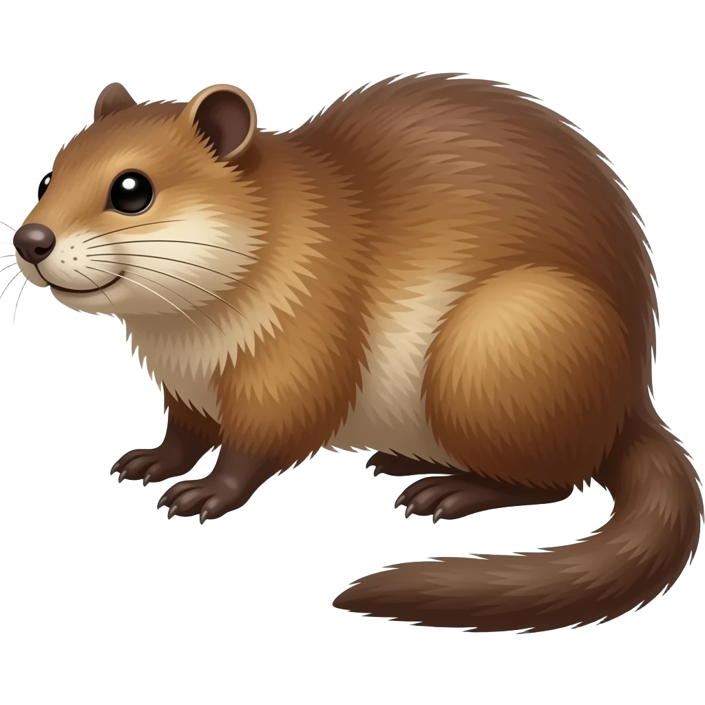 Muskrat emoji