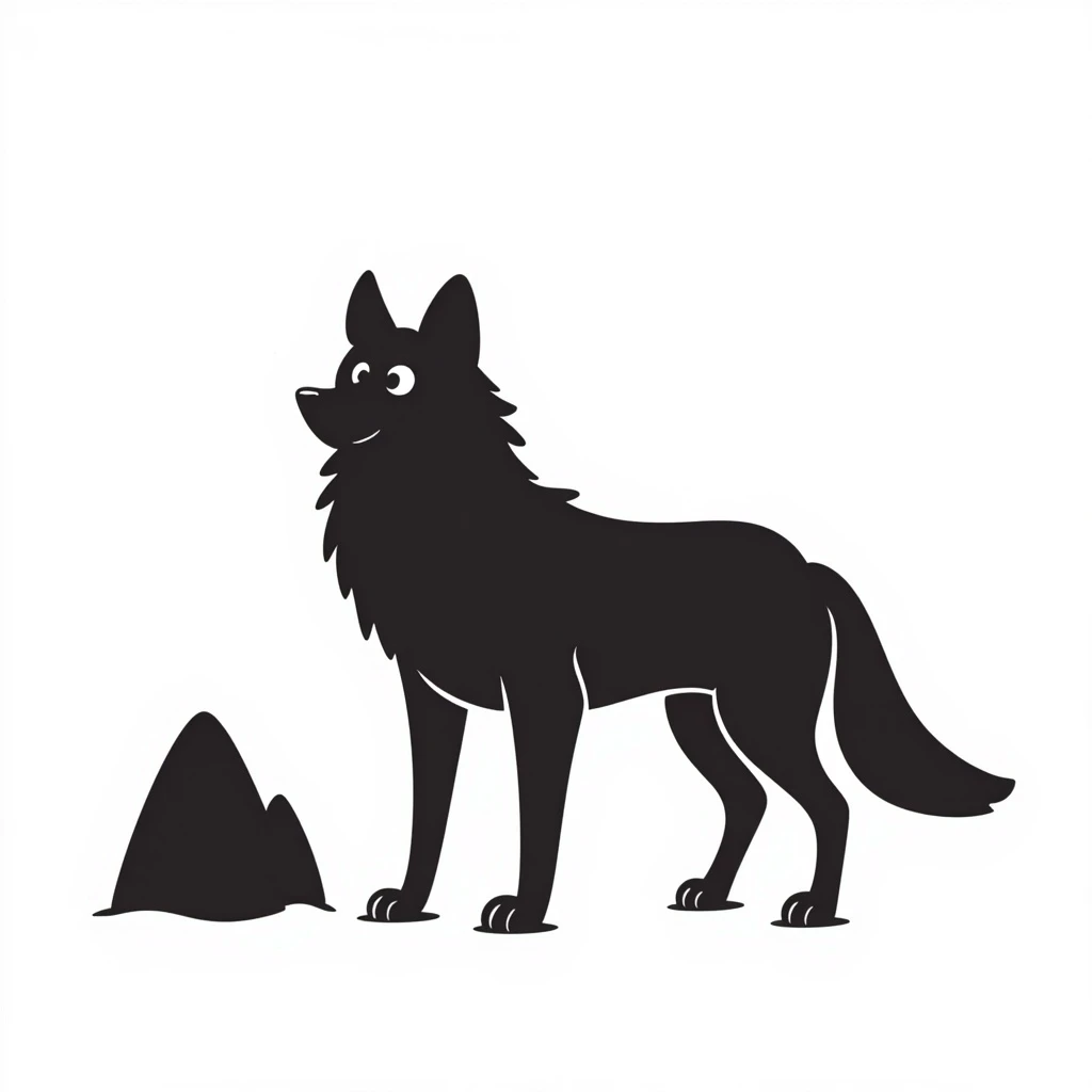 Wolf emoji