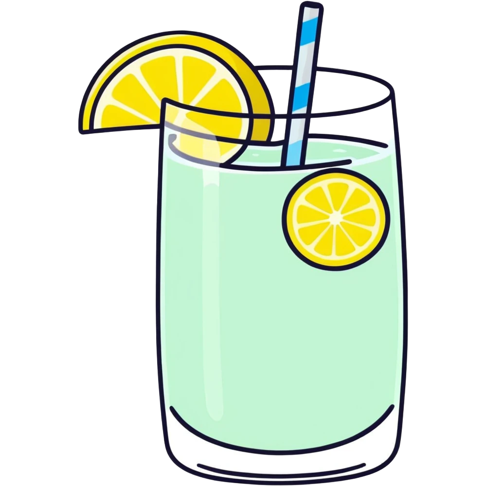 Lemon water emoji