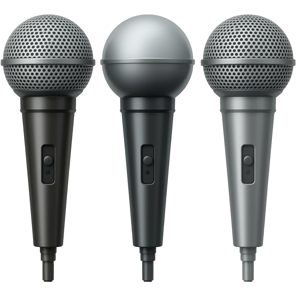 Microphones emoji