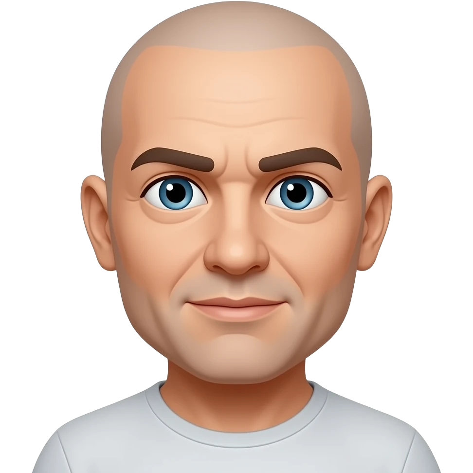 change picture to bald emoji