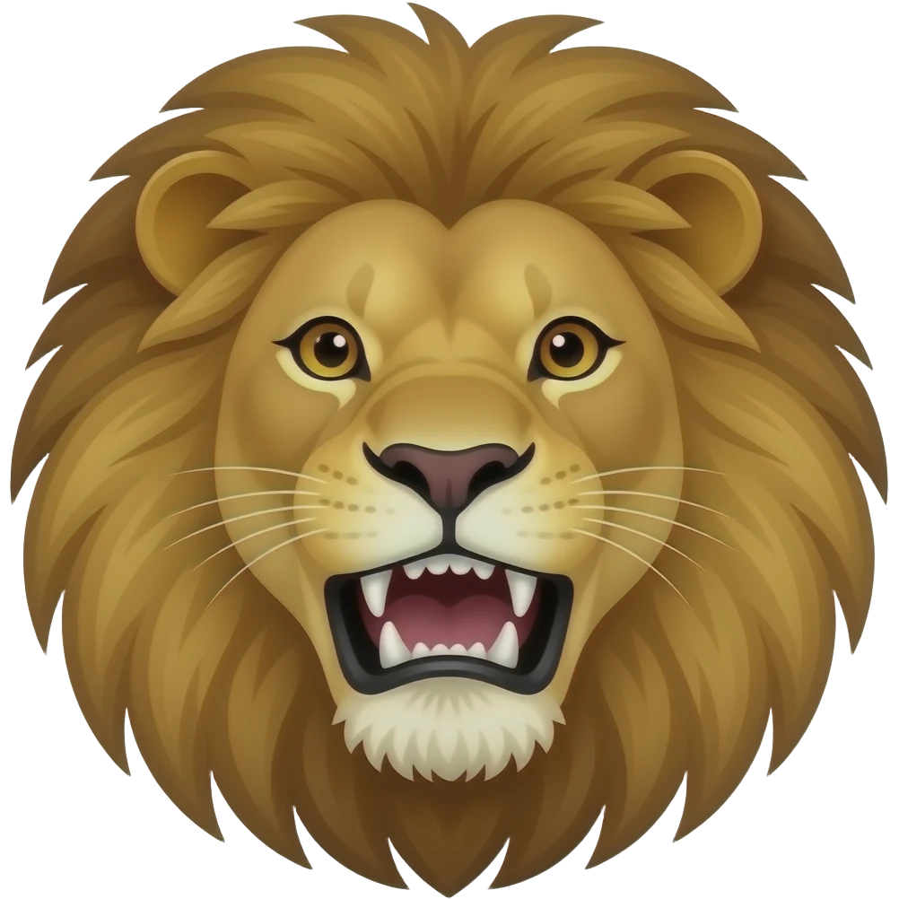 Lion teeth emojis emoji