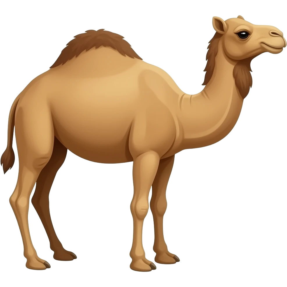 camel full facing towords right emoji