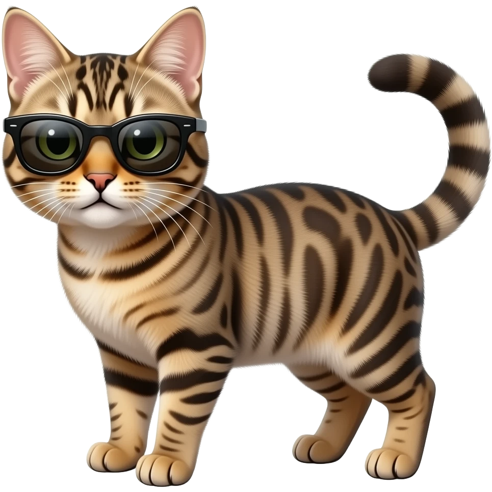 Cat wearing sunglasses emoji