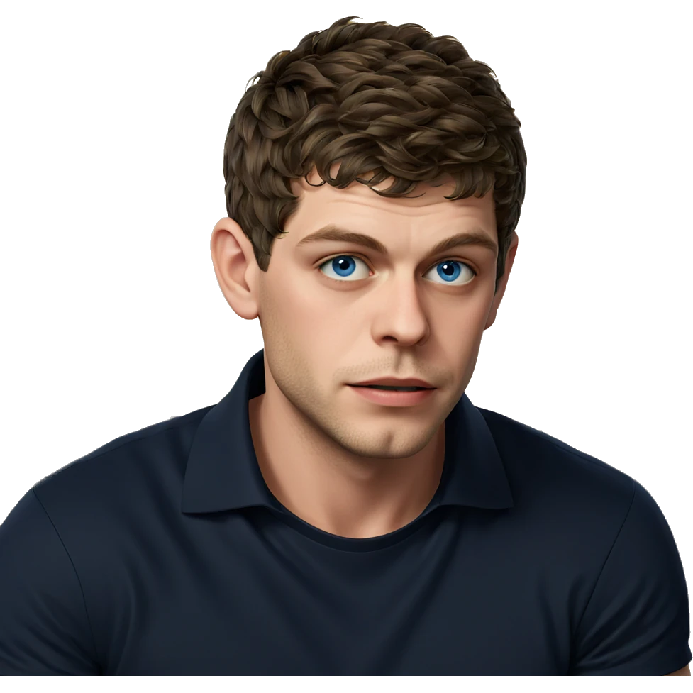 male with blue eyes emoji