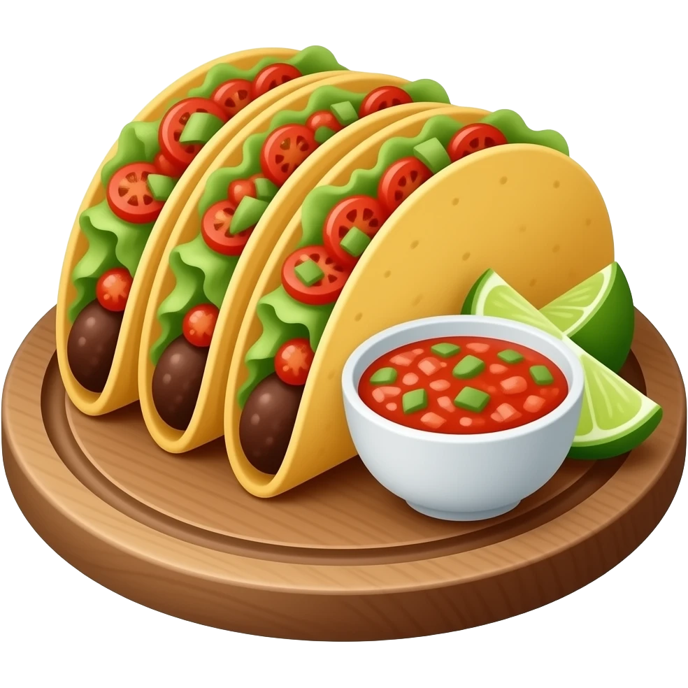 Taco party emoji