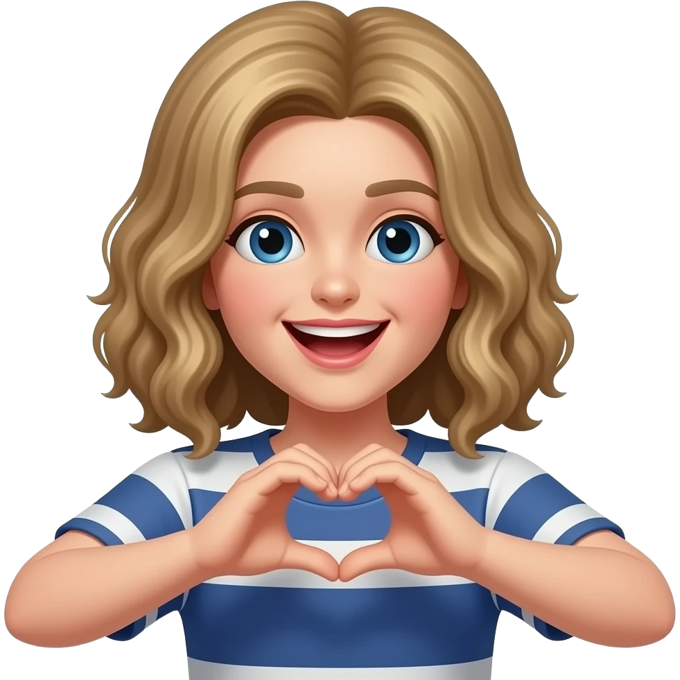 mymelody making finger heart emoji