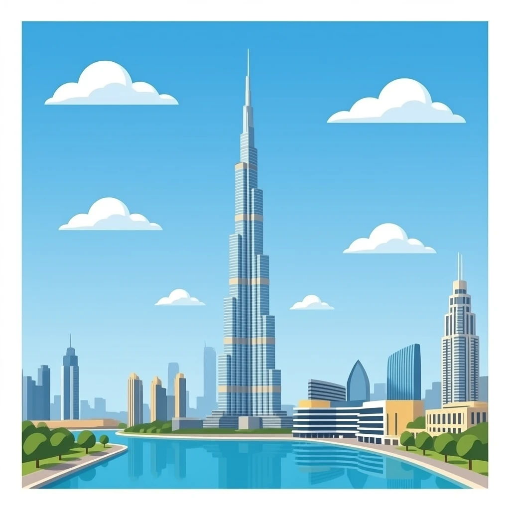 Burj khalifa emoji