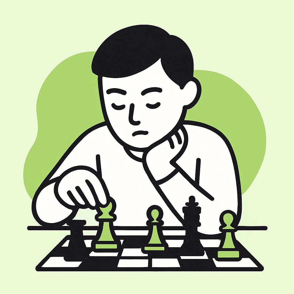 Chess training emoji