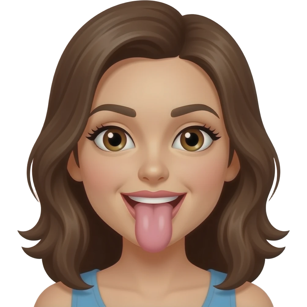 Woman sucking dick emoji