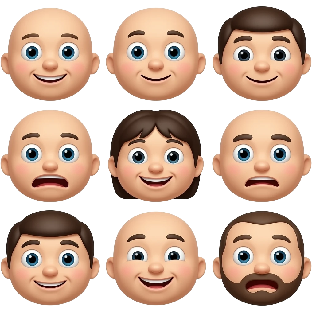 Todos os emojis idiotas combinados emoji