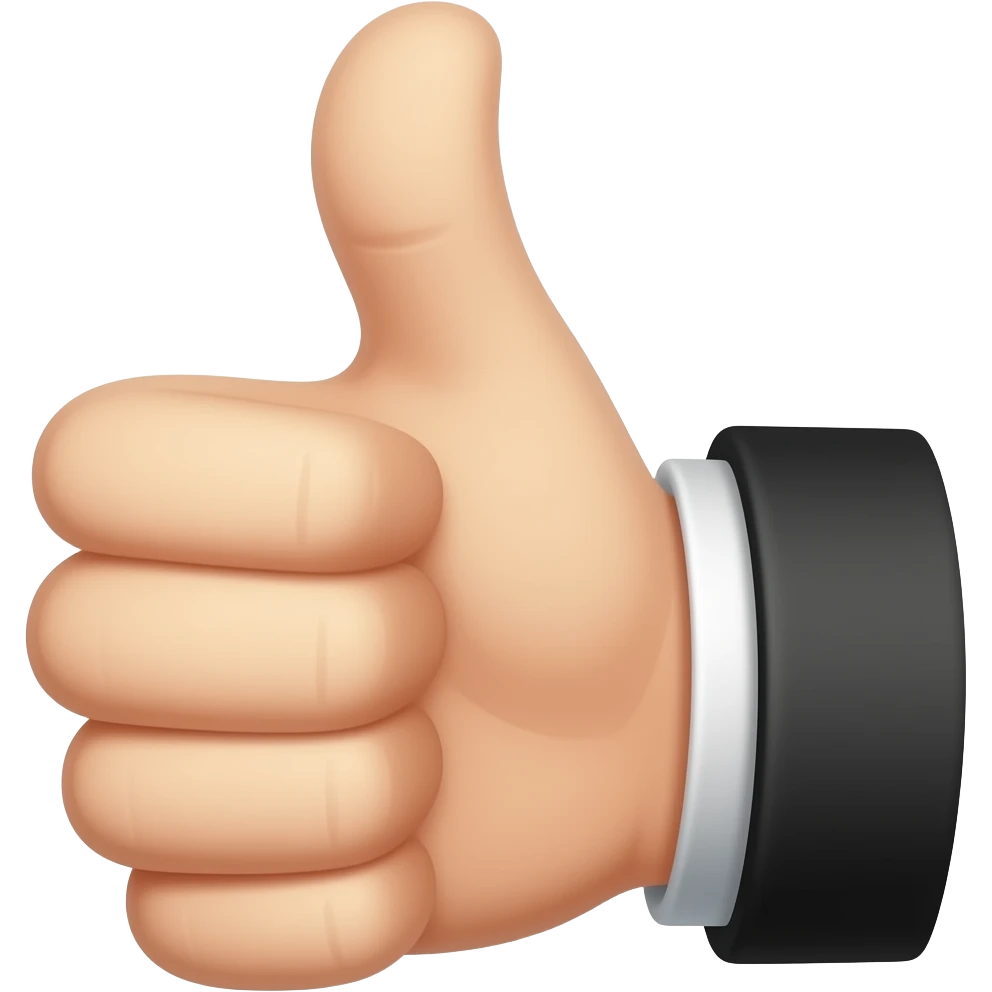 atarceder pulgar hacia arriba emoji