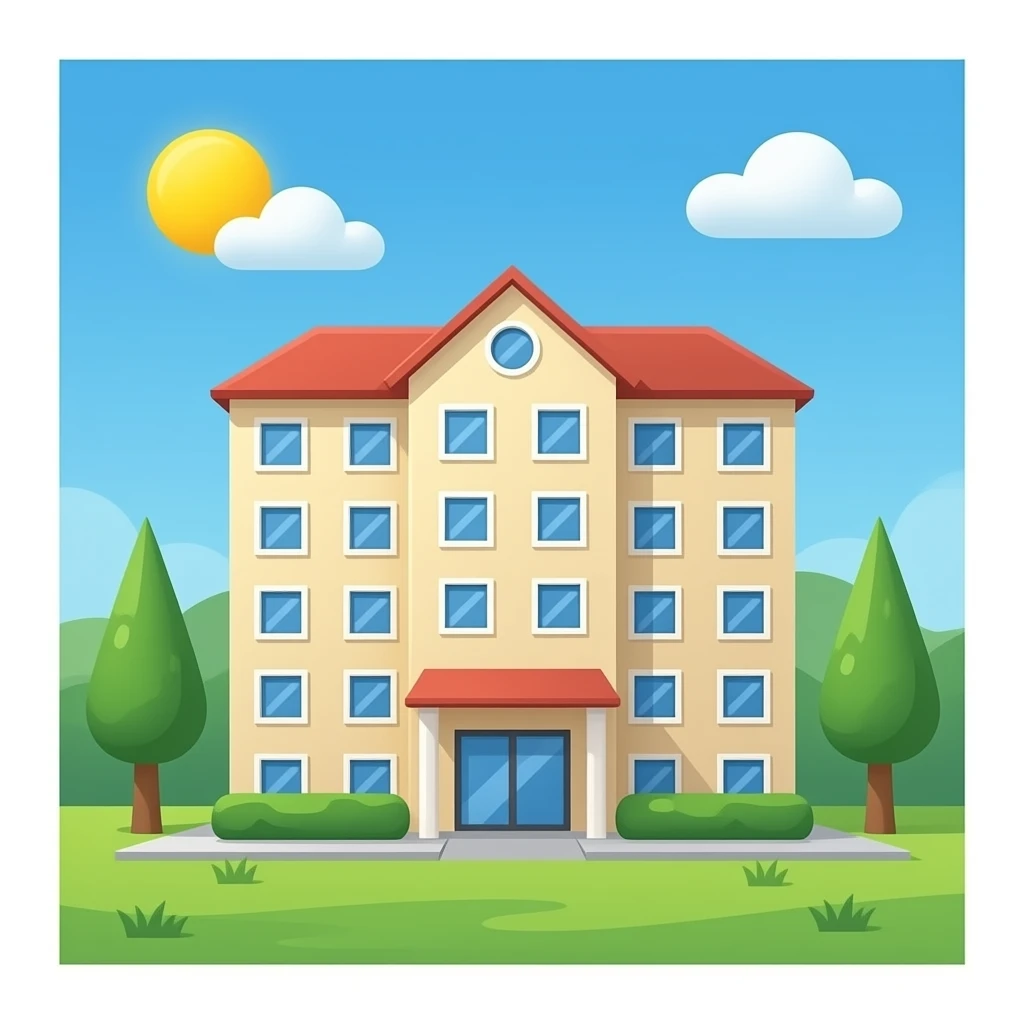 hotel building emoji