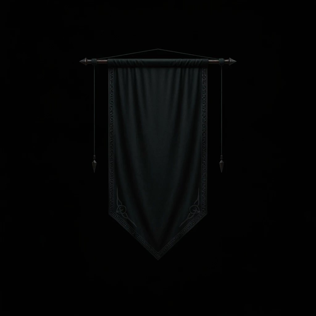 goth banner, no text, no background, minimal, expressive, variation 1 emoji