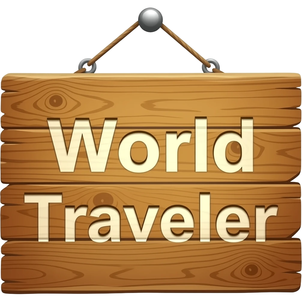 WORLD TRAVELOR SIGN emoji