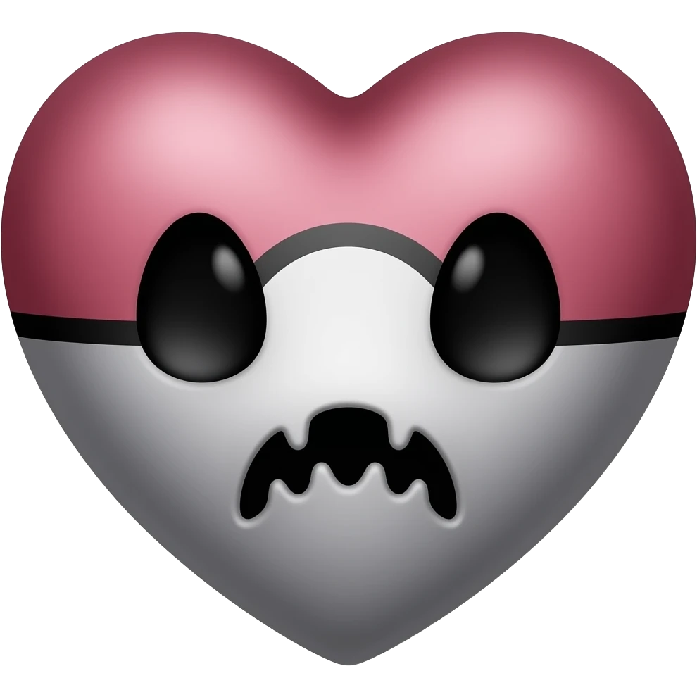 Haunted Pokemon heart emoji