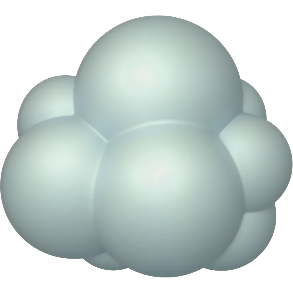 cumulus cloud emoji