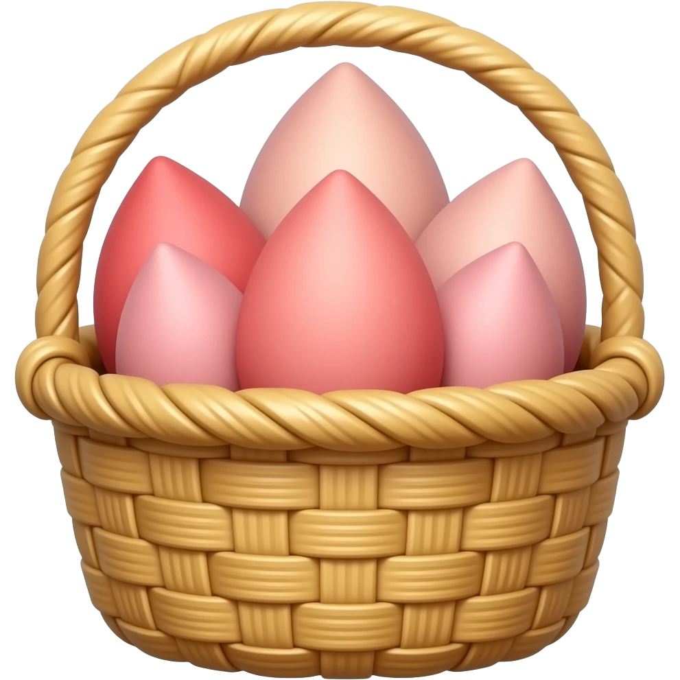 a basket full of phallic shapes emoji
