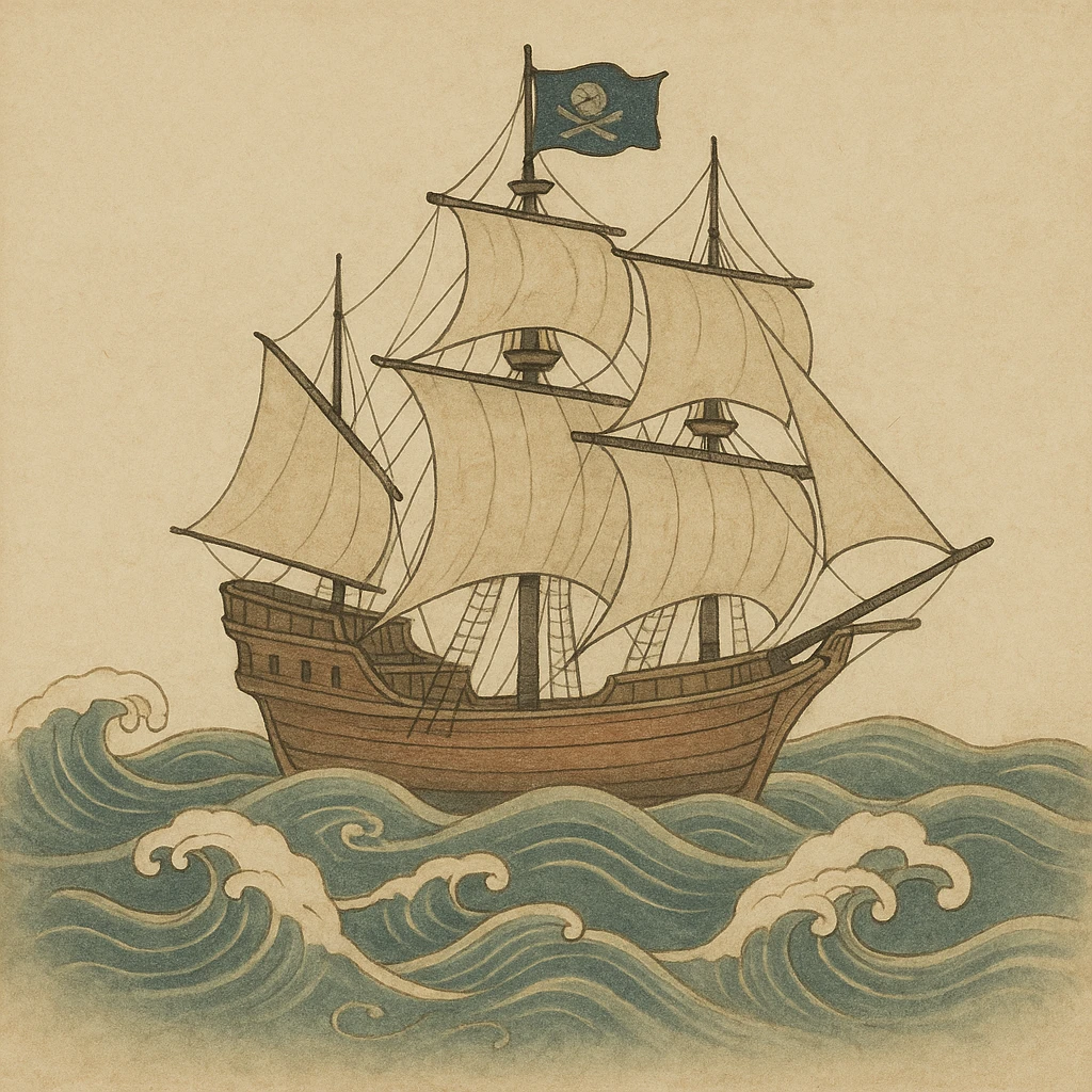 pirate ship emoji