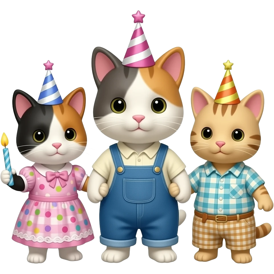 CALICO CRITTERS BIRTHDAY CELEBRATION emoji