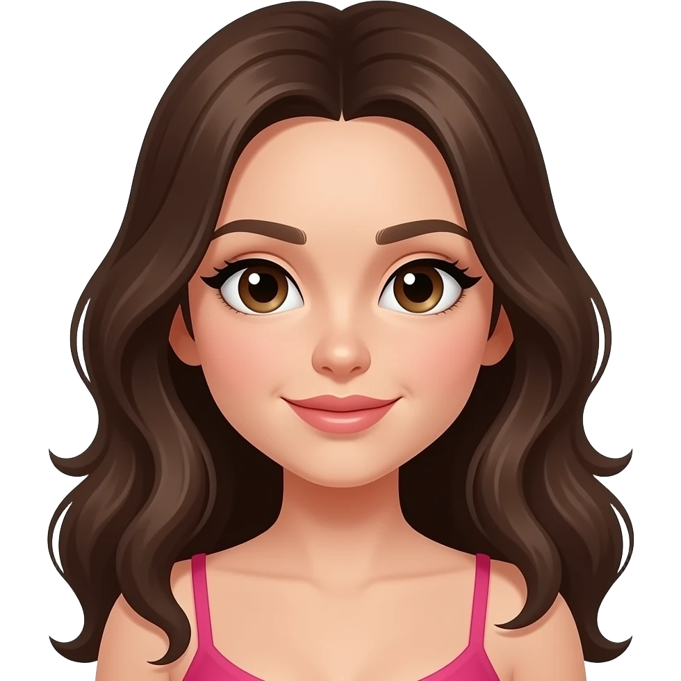 Brunette girl sex emoji