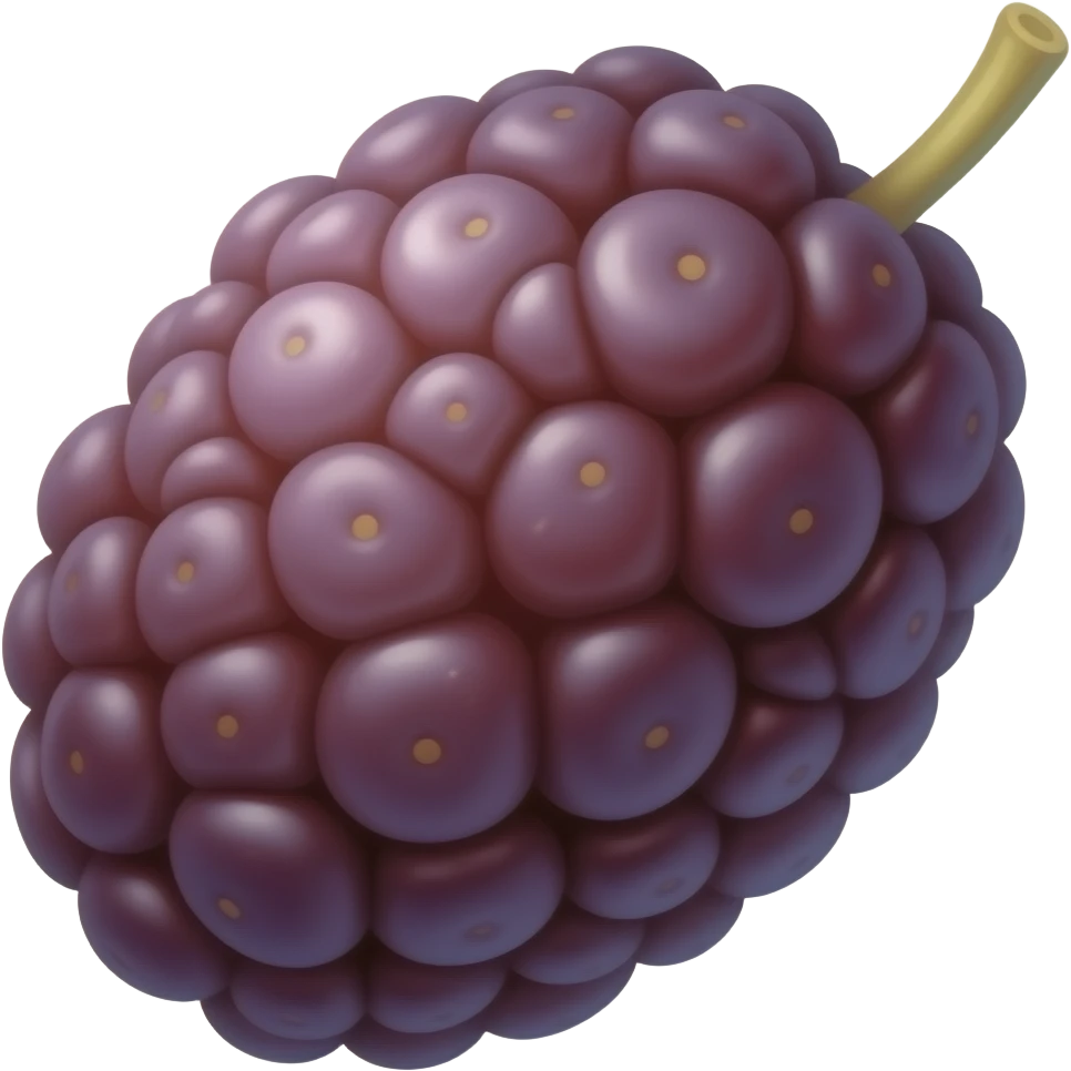 Mulberry fruit emoji