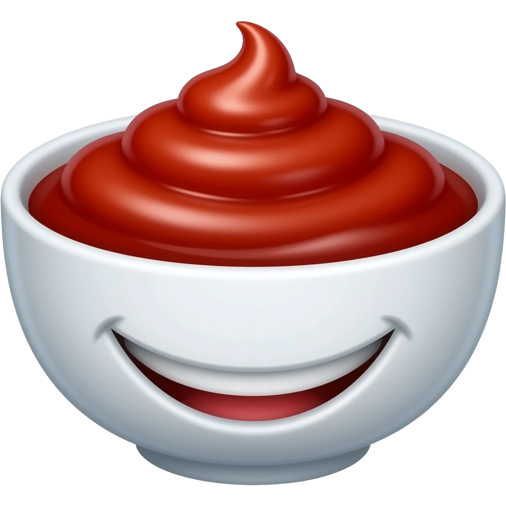 smiling sauce bowl emoji emoji