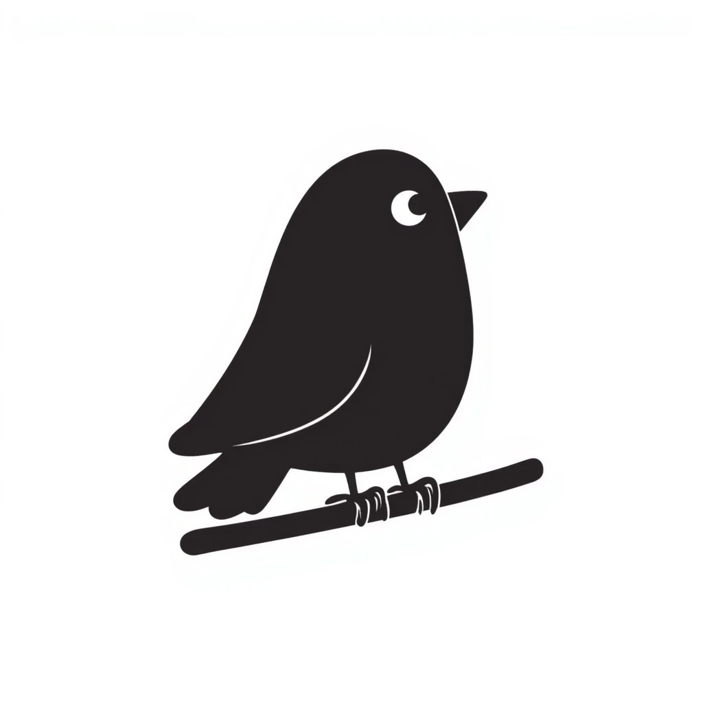 Crow emoji