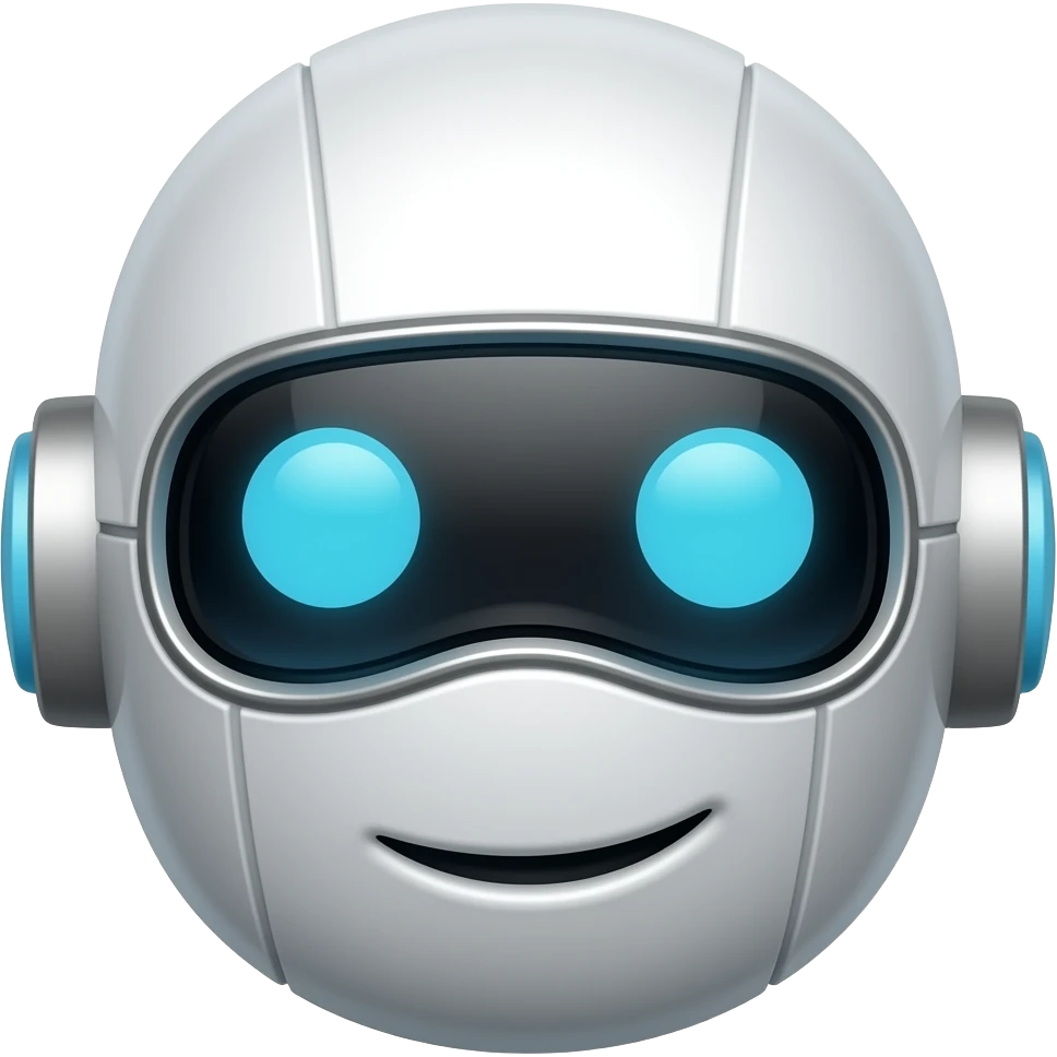 robot face emoji