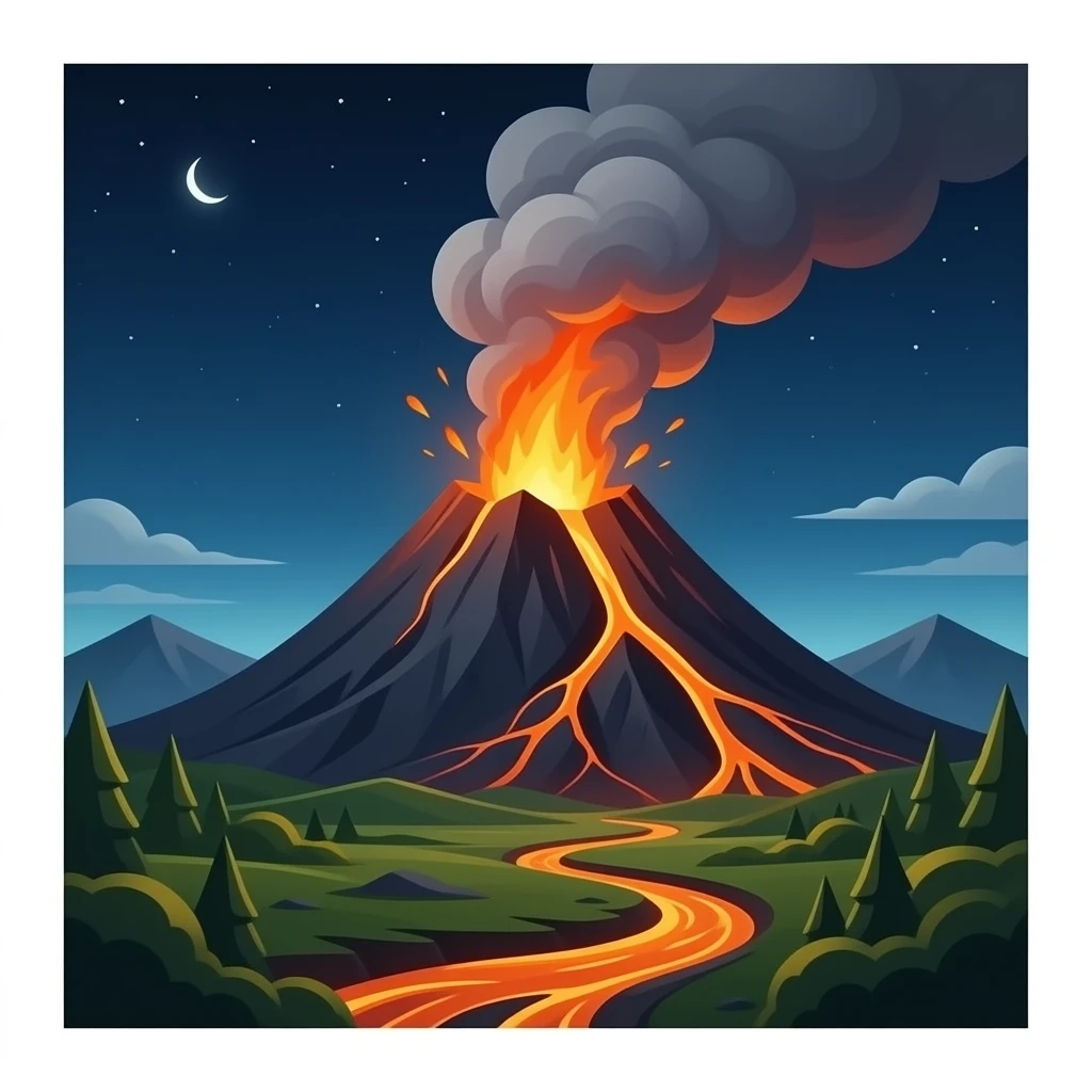 Volcano emoji