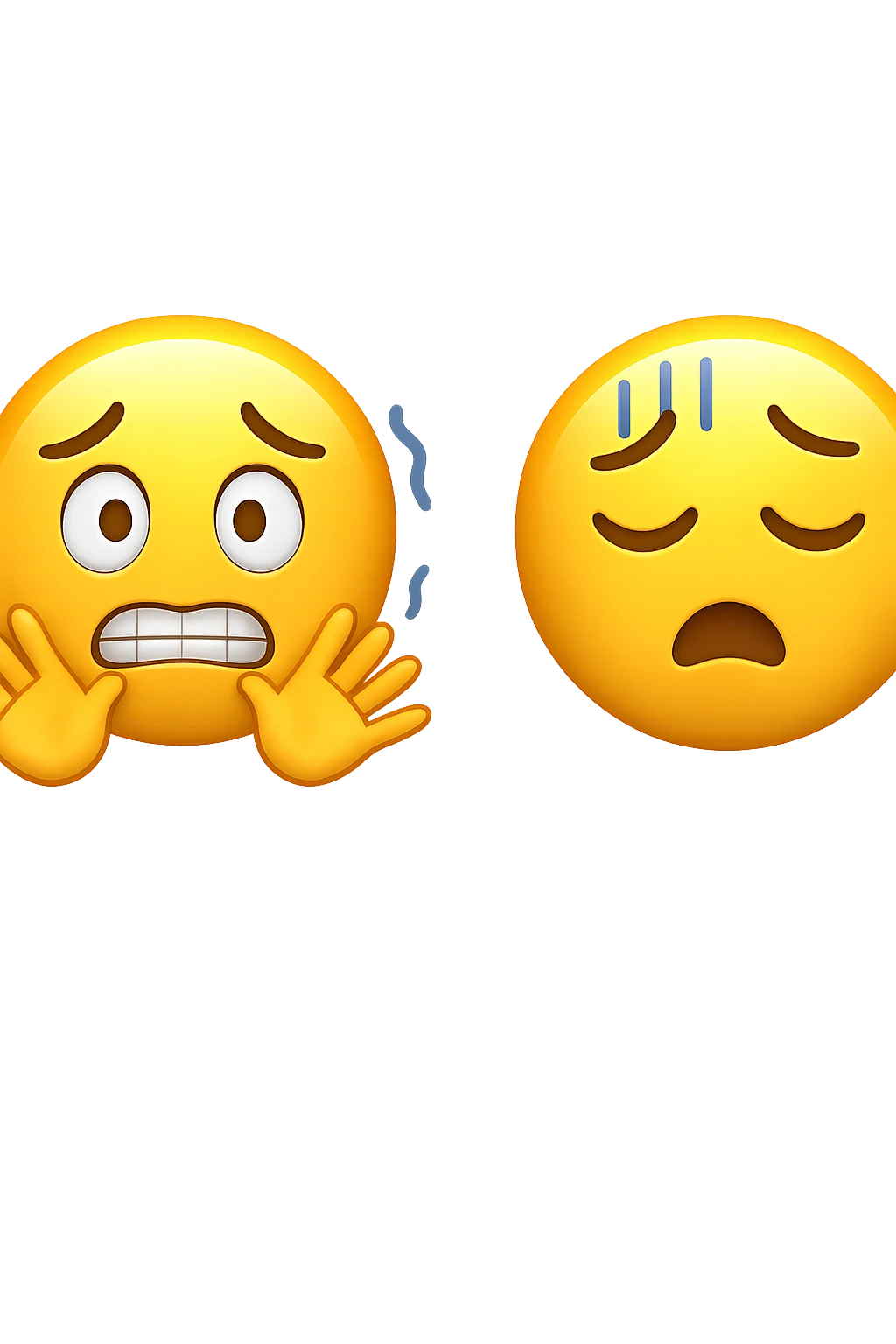 tremori o debolezza improvvisa emoji stile iphone emoji