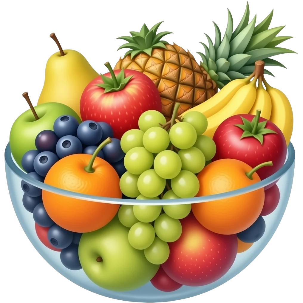 overflowing fruit bowl emoji