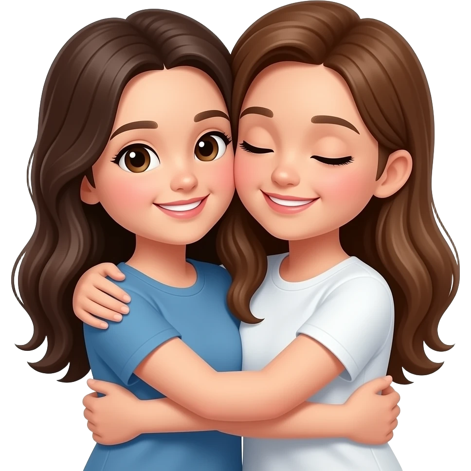 Good friends, love emoji