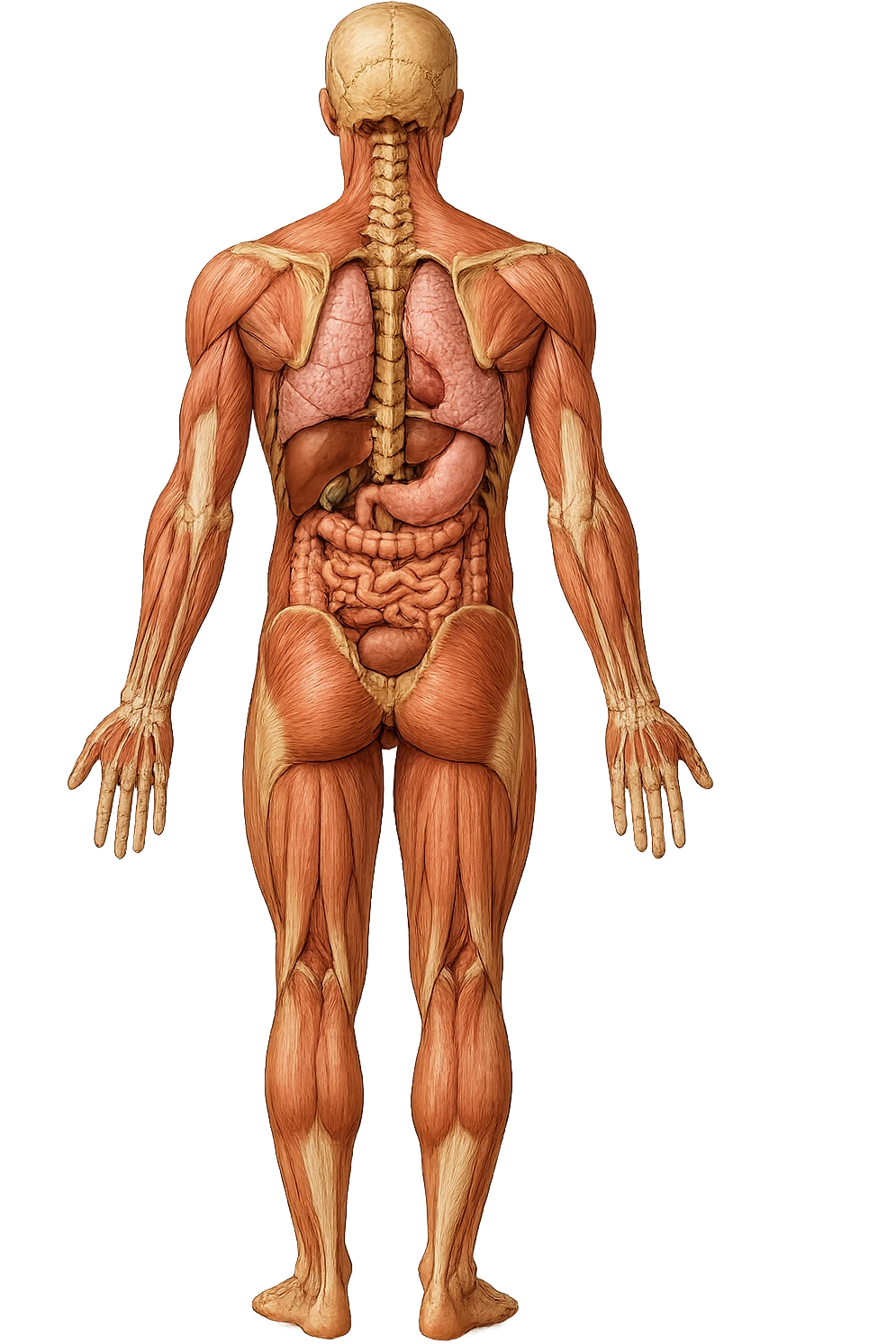 corpo umano anatomico con schiena piatta emoji