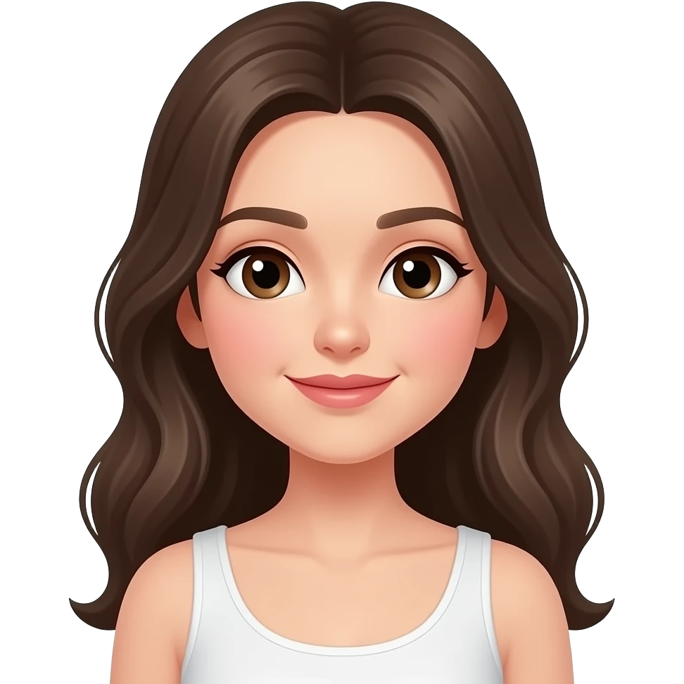 mujer coqueta emoji estilizado emoji