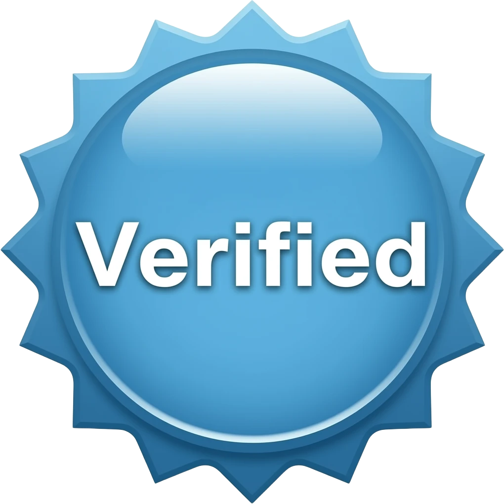 Blue Verified badge text emoji