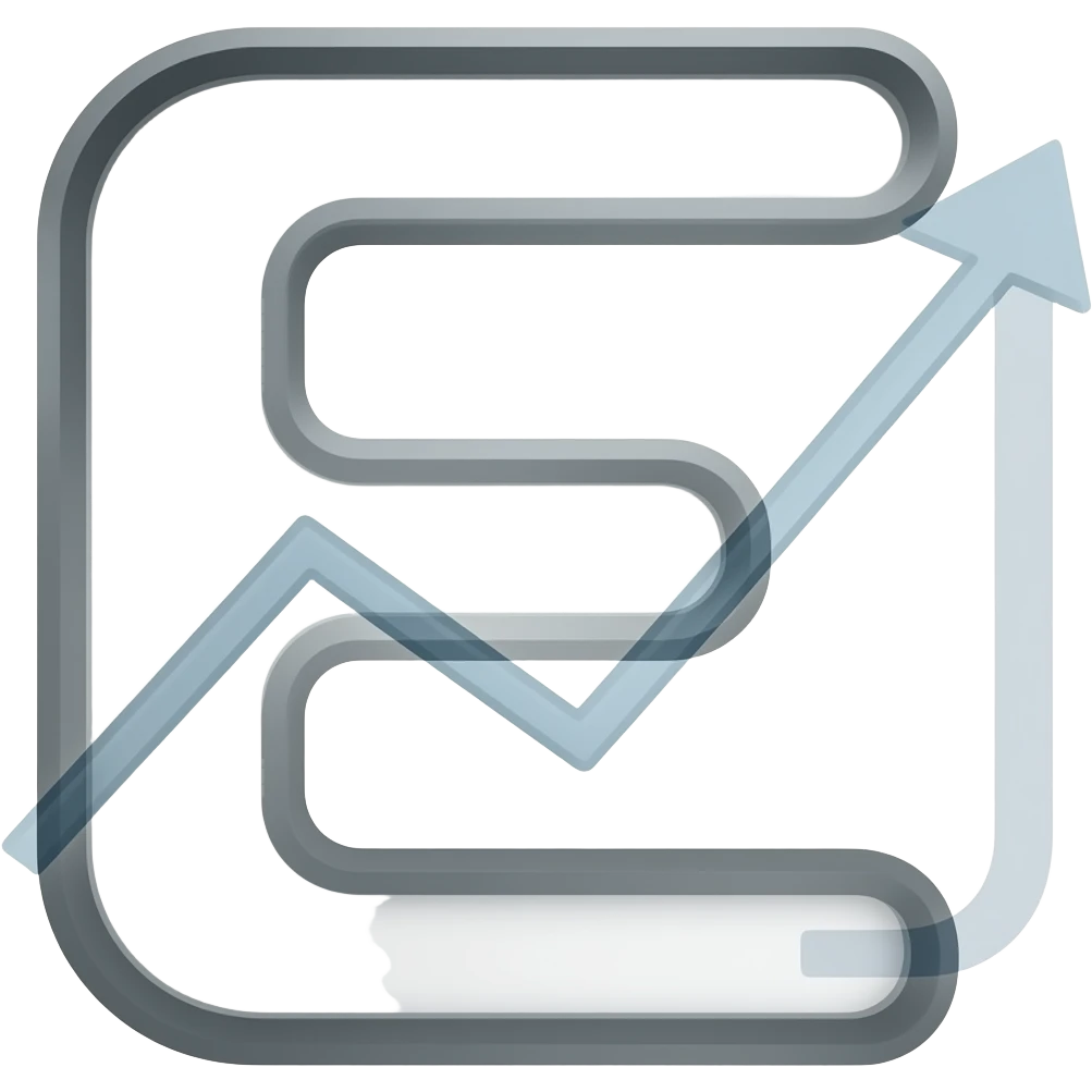 the letter E designed like a graph emoji